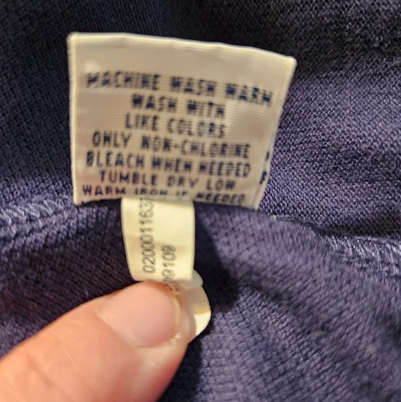 Polo by Ralph Lauren Dark Blue Long Sleeved Polo - Picture 5 of 5